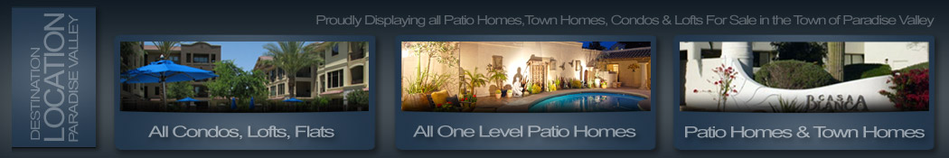 paradise valley patio homes for sale